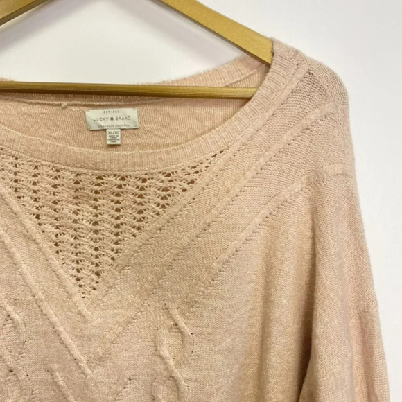 Lucky Brand Champagne Cream Soft Sweater - Picture 2 of 10